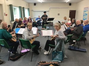 Happy Monday Ukulele Group session